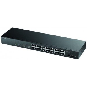 Суич ZYXEL GS1900-24, 24 портов управляем, Gigabit, за монтаж в шкаф