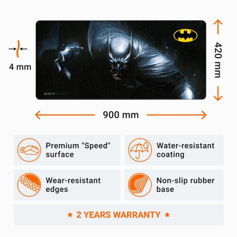 Геймърски пад DC Batman: Mindbomb - Batman aka Bruce Wayne, XL