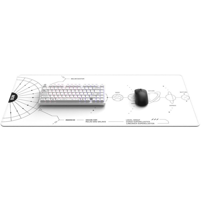 Геймърски пад Dark Project - Terra Nova White XL
