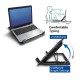 Охладител за лаптоп ACT, До 17, С един вентилатор, 2 x USB хъб, Черен, EWENT-ACT-NOT-AC8110
