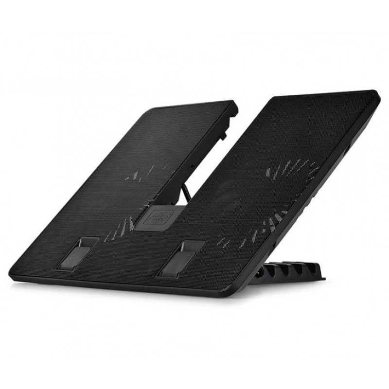 Охладител за лаптоп DeepCool U-PAL, 15.6", 140 mm, Черен-DP-N214A5UPAL