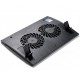 Охладител за лаптоп DeepCool WIND PAL FS, 17", 2x140 mm, 1200 RPM, Черен-DP-N222-WPALFS