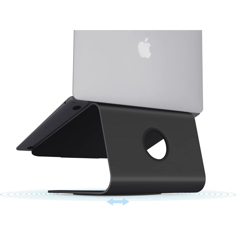 Поставка за лаптоп Rain Design mStand360 with Swivel Base - Black, RD-10076