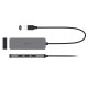 Поставка за лаптоп j5create JTS223, 4 портов USB-A хъб, Алуминиева, J5-JTS223