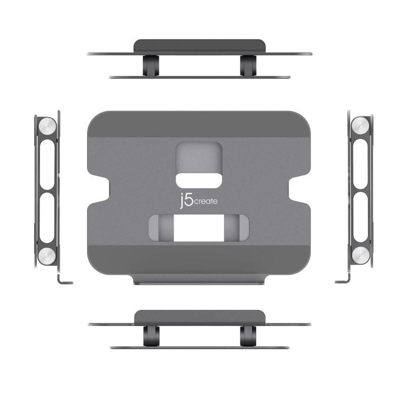 Стойка за лаптоп j5create JTS127, Регулеруема, до 16", Алуминиева, J5-JTS127