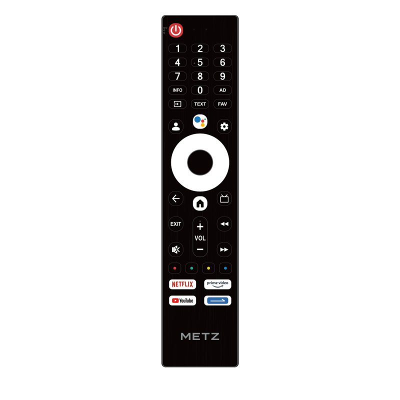METZ Телевизор 43" 43MUF7000Z UHD LED SMART TV, 4K, Google TV, Клас F