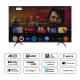 METZ Телевизор 55" UHD LED SMART TV,4K, Google TV, Frameless,2x10W