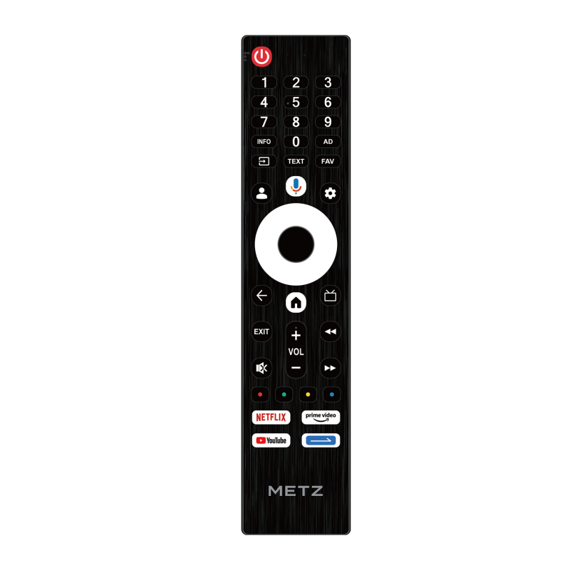 Телевизор METZ 43" 43MQH7500Z QLED+ 4K (3840x2160), GoogleTV, Клас E