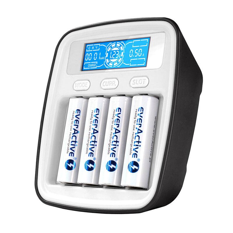 Зарядно у-во NIMH R6,03 AA/AAA  с микропроцесор NC1000M  EVERACTIVE, EVER-C-NC1000M