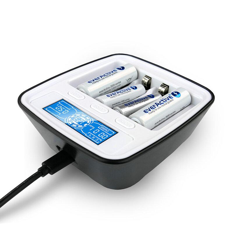 Зарядно у-во NIMH R6,03 AA/AAA  с микропроцесор NC1000M  EVERACTIVE, EVER-C-NC1000M