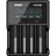 Зарядно у-во XTAR VC4SL, 4 гнезда, LCD дисплей, USB, LiIon & NIMH, 18650, CR123, AA, AAA, XTAR-C-VC4SL
