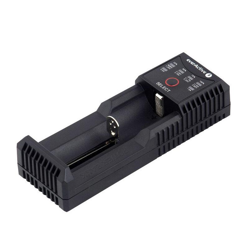 Зарядно устройство за LiIon/NiMh батерии 3,7v/1.2v универсално 1 гнездо USB micro UC-100