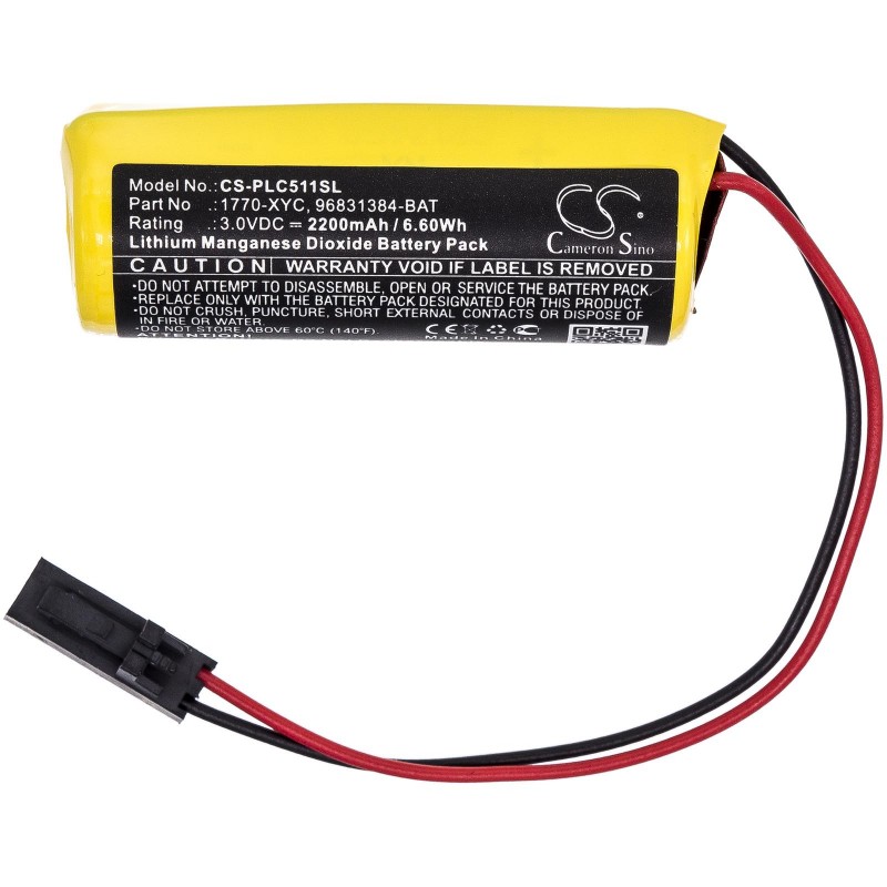 Батерия за PLC контролер CS-PLC511SL Allen Bradley  PLC-5/11  Li-MnO2  3V 2200 mAh  Cameron Sino, CS-PLC511SL
