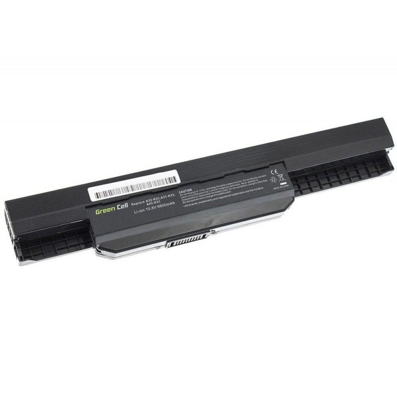 Батерия  за лаптоп Asus K53 K53E K53S K53SV X53 X53S X53U X54 X54C X54H 11.1V 6600mAh GREEN CELL-AS05