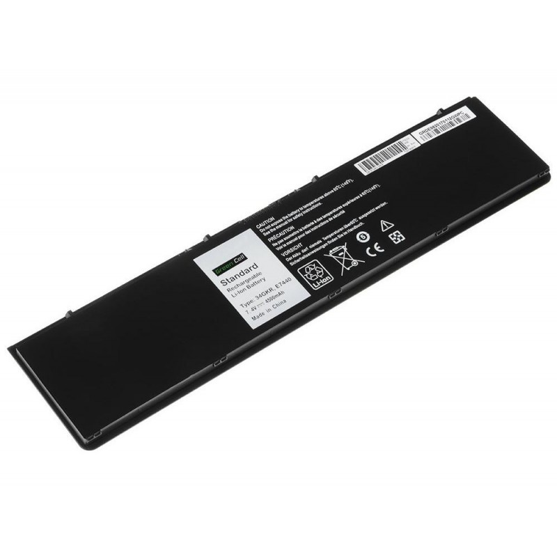 Батерия за лаптоп  DELL Latitude E7440 E7450  34GKR 3RNFD PFXCR  7,2V 4500mAh GREEN CELL, GC-DELL-E7440-DE93