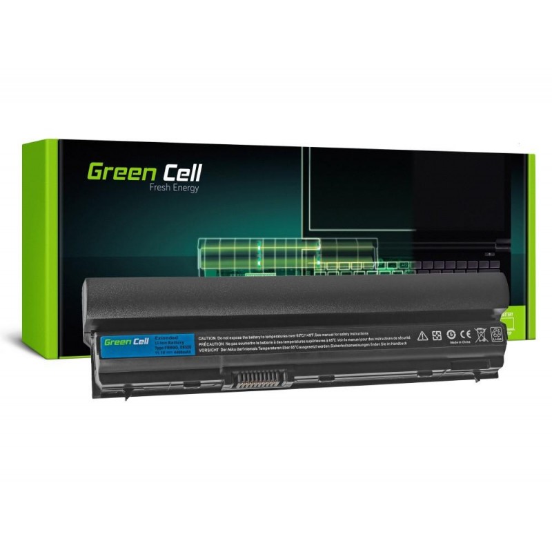 Батерия  за лаптоп  Dell Latitude E6400 E6500 11.1V 4400mAh GREEN CELL-DE09