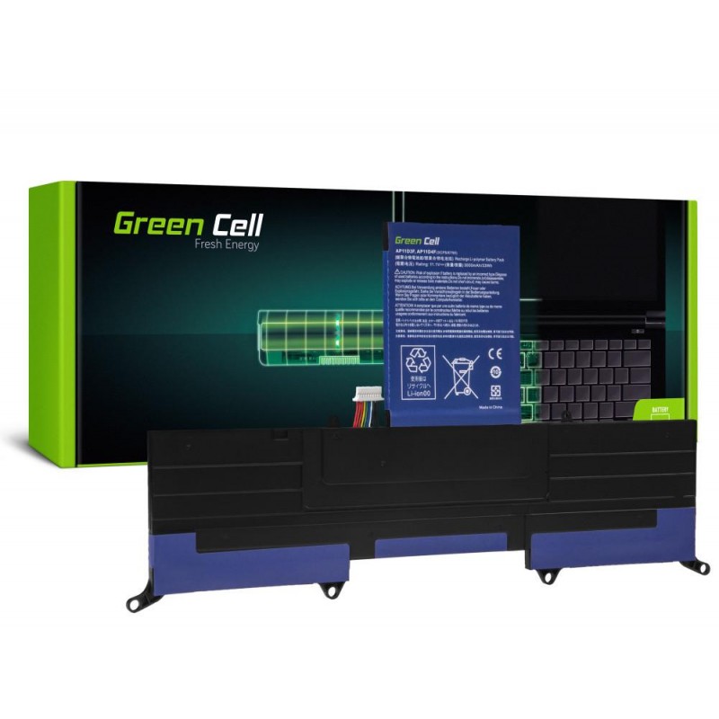 Батерия  за лаптоп GREEN CELL ACER ASPIRE S3  AP11D3F GREENCELL  LiPo, 11.1V, 3000mAh, GC-ACER-ASPIRE-S3-AC76