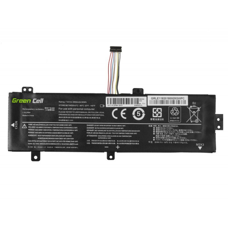 Батерия за лаптоп GREEN CELL, Lenovo L15C2PB3 L15L2PB4 L15M2PB3 L15S2TB0 for Lenovo Ideapad 310-15 IAP 310-15IKB 310-15ISK