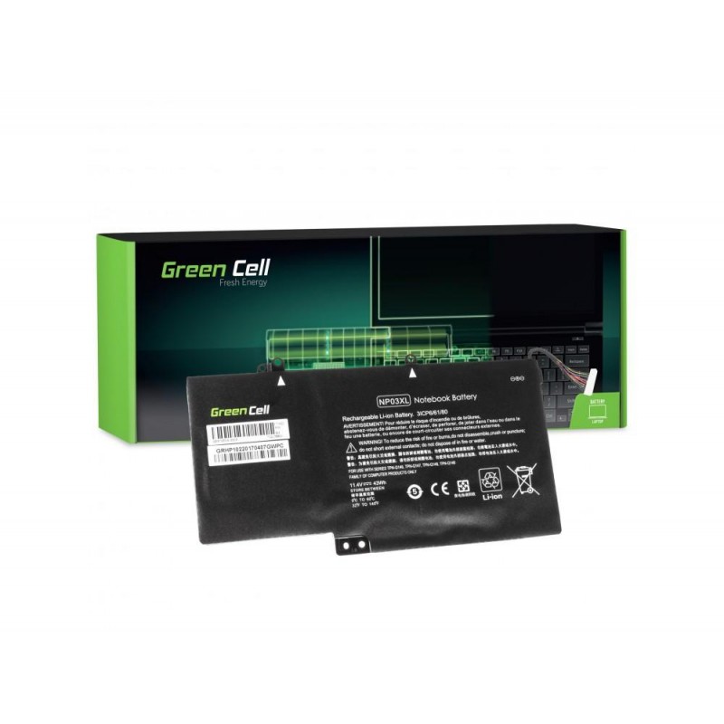 Батерия за лаптоп HP Pavilion x360 13-A 13-B / 11,4V 3400mAh  GREEN CELL-GC-HP-LB6L-HP102
