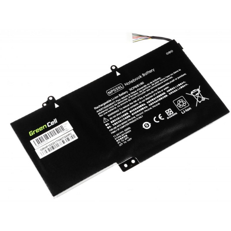 Батерия за лаптоп HP Pavilion x360 13-A 13-B / 11,4V 3400mAh  GREEN CELL-GC-HP-LB6L-HP102