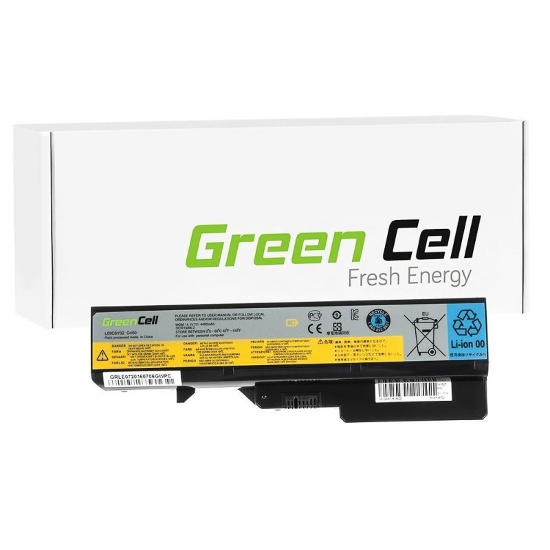 Батерия  за лаптоп IBM Lenovo B570 G560 G570 G575 G770 G780 IdeaPad Z560 Z565 Z570 Z585 10.8V 4400mAh GREEN CELL-LE07