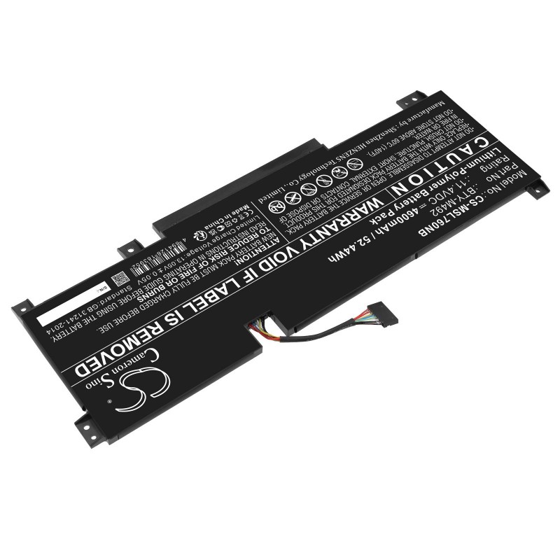 Батерия за лаптоп MSI Katana GF76 11UD-050  CS-MSL760NB  BTY-M492 11,4V 4600mAh CAMERON SINO, CS-MSL760NB