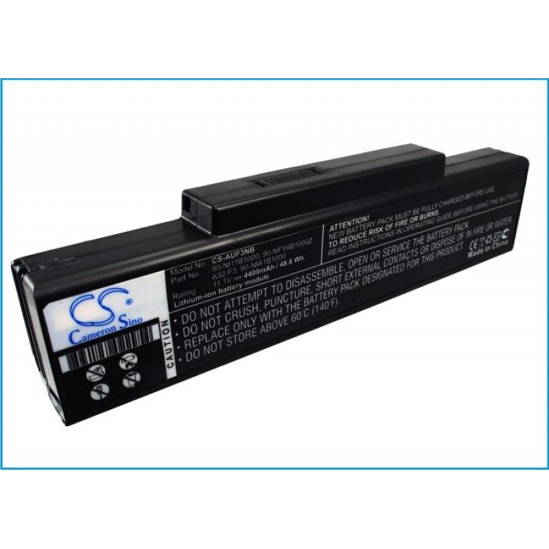 Батерия за лаптоп MSI M660; ASUS F3; GIGABYTE W551U CS-AUF3NB 11,1V 4400mAh CAMERON SINO, CS-AUF3NB