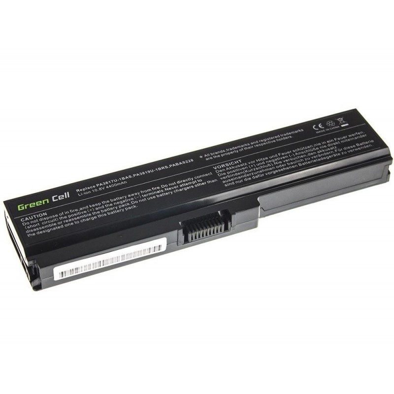 Батерия  за лаптоп Toshiba Satellite C650 C650D C660 C660D L650D L655 L750 PA3635U PA3817U 10.8V  4400 mAh GREEN CELL-TS03