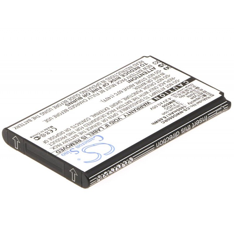 Батерия  за рутер хотспот  ZTE NUBIA WD660 6BT-R600A-0006 / BM600 / ZYXEL  3,7V  1800mAh CAMERON SINO, CS-NWD660RC