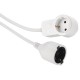 Удължителен кабел HAMA Powerplug, Допълнителен контакт, 3.0 m, Бял-HAMA-133801
