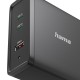 HAMA Зарядна станция 140W, USB-C, 3 порта, GaN, Power Delivery (PD)