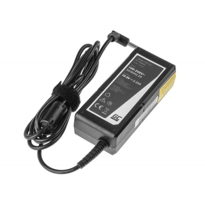 Захранване за лаптоп GREEN CELL, HP PRO Charger / AC Adapter 19.5V 3.33A 65W for HP 250 G2 G3 G4 G5 15-R 15-R100NW