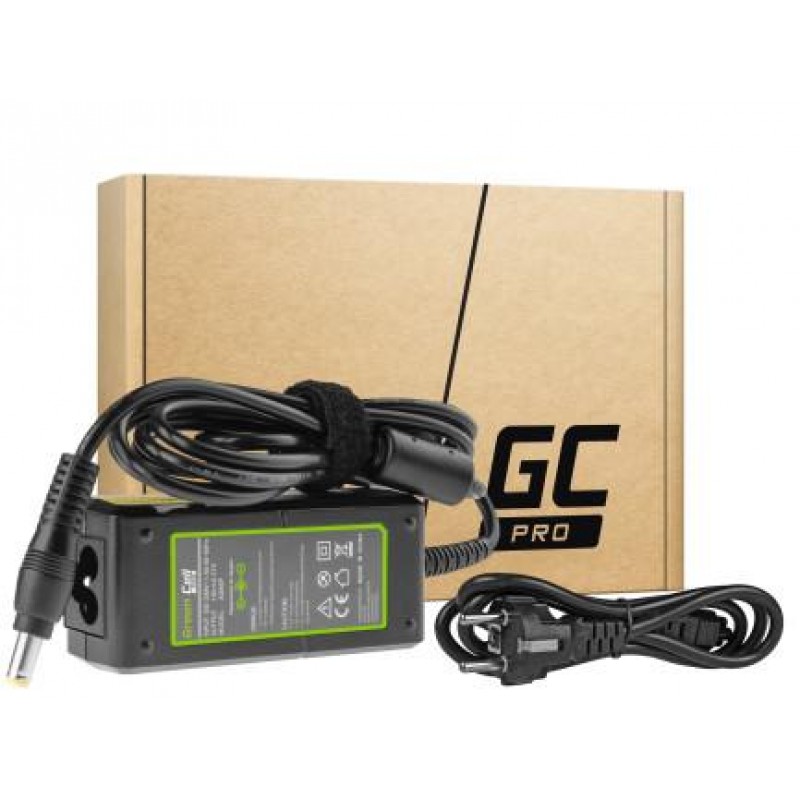 Захранване за лаптоп  GREEN CELL, PRO Charger / AC Adapter 19V 2.37A 45W for Acer  5,5mm- 1,7mm