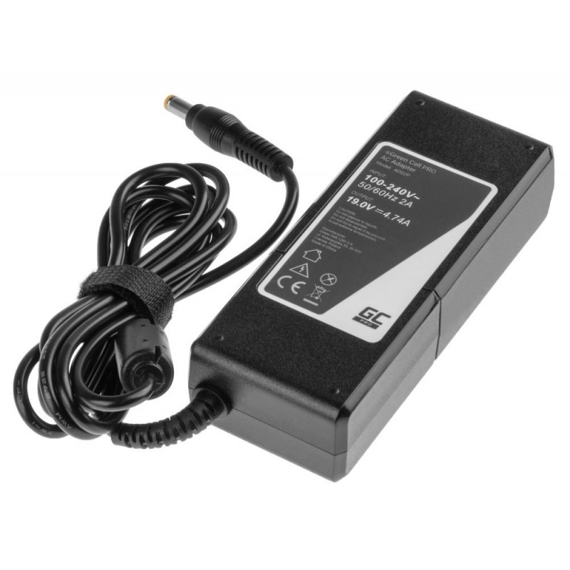 Захранване за лаптоп GREEN CELL, PRO Charger / AC Adapter 19V 4.74A 90W for Acer  5,5mm- 1,7mm