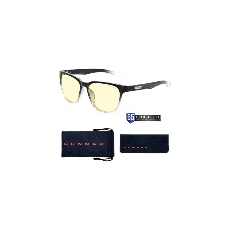 Геймърски очила GUNNAR Berkeley Onyx Fade, Amber, Черен-GUN-BER-05701