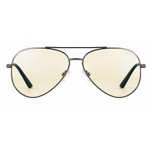 Геймърски очила GUNNAR Maverick Gunmetal Liquet, Сребрист