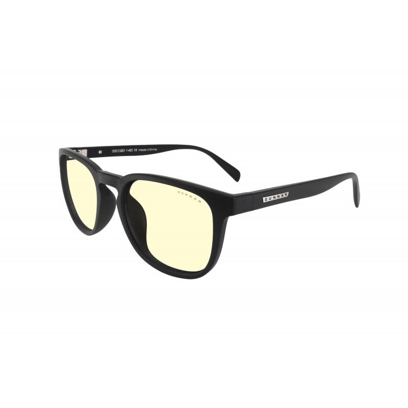 Геймърски очила GUNNAR Oakland Onyx, Amber Natural, Черен, GUN-OAK-00113