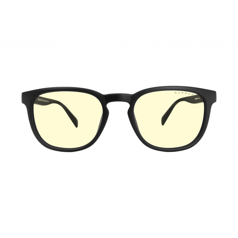 Геймърски очила GUNNAR Oakland Onyx, Amber Natural, Черен, GUN-OAK-00113