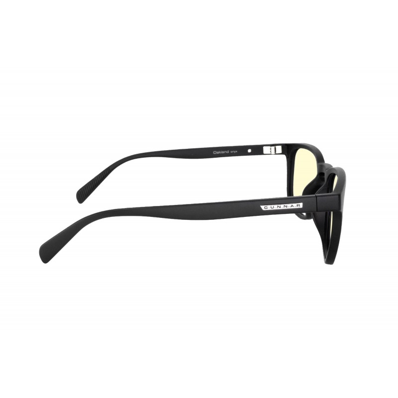 Геймърски очила GUNNAR Oakland Onyx, Amber Natural, Черен, GUN-OAK-00113