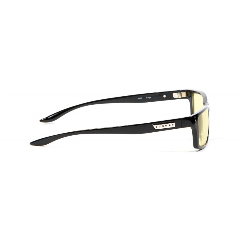 Геймърски очила GUNNAR Riot Onyx, Amber, Черен-GUN-RIO-00101