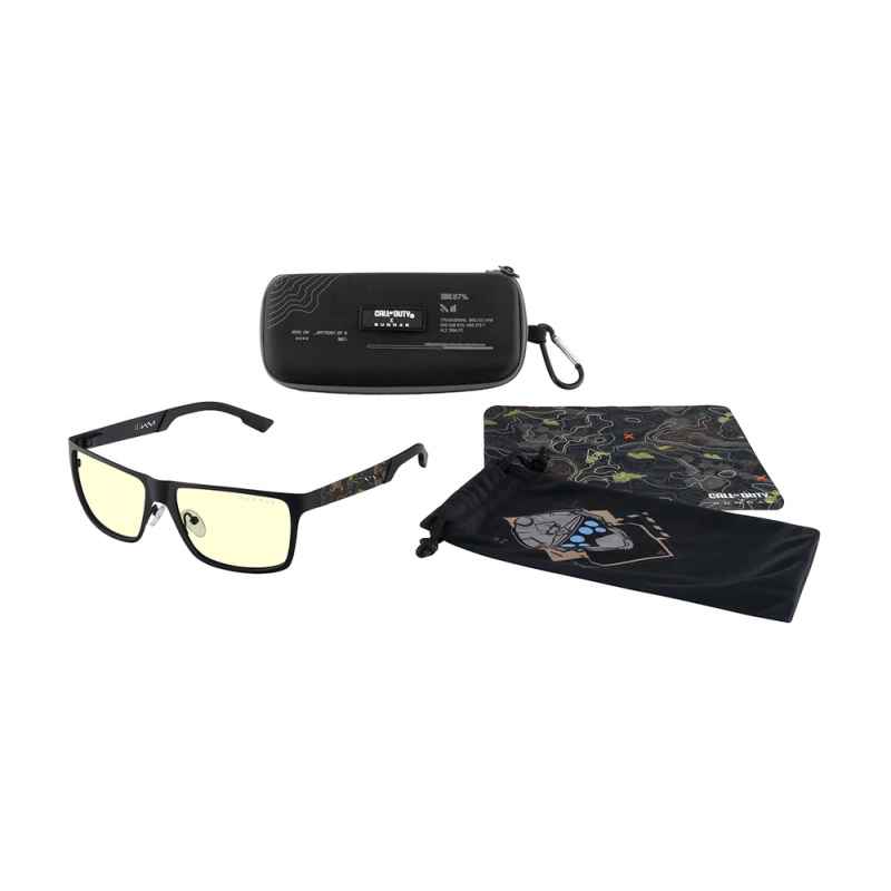 Комплект GUNNAR x Call of Duty UAV Edition - Onyx/Topo - Amber - Очила + калъф, GUN-UAV-01901