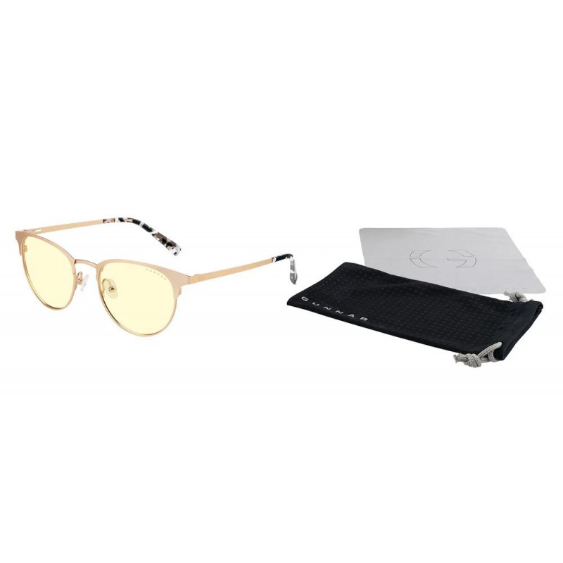 Компютърни очила GUNNAR Apex Gold/Marble Amber, GUN-APX-11401