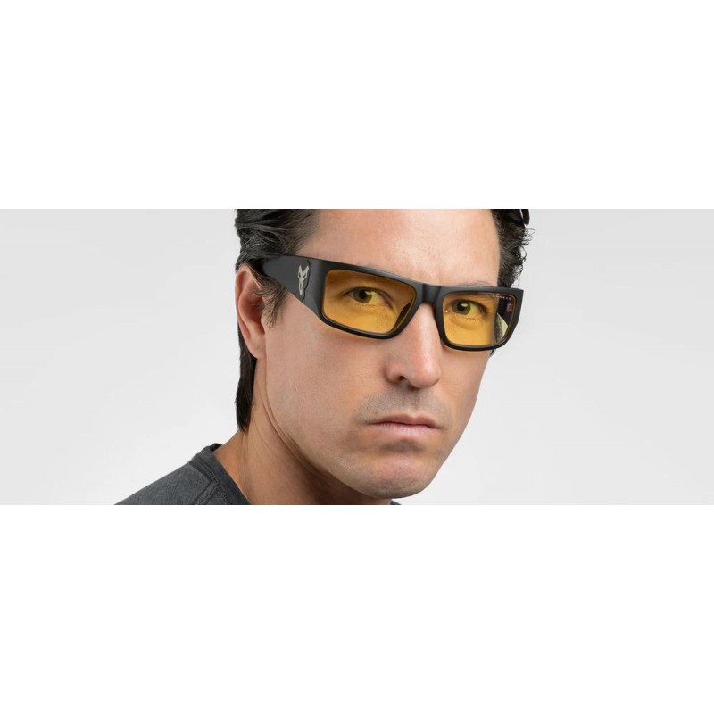 Компютърни очила GUNNAR Overwatch Reaper Black Ash - Amber, GUN-RPR-00101