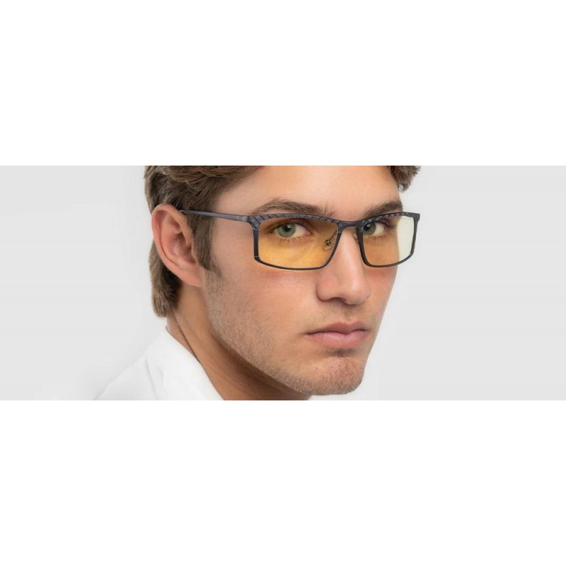 Компютърни очила GUNNAR Plaid Graphite - Amber, GUN-PLD-11101