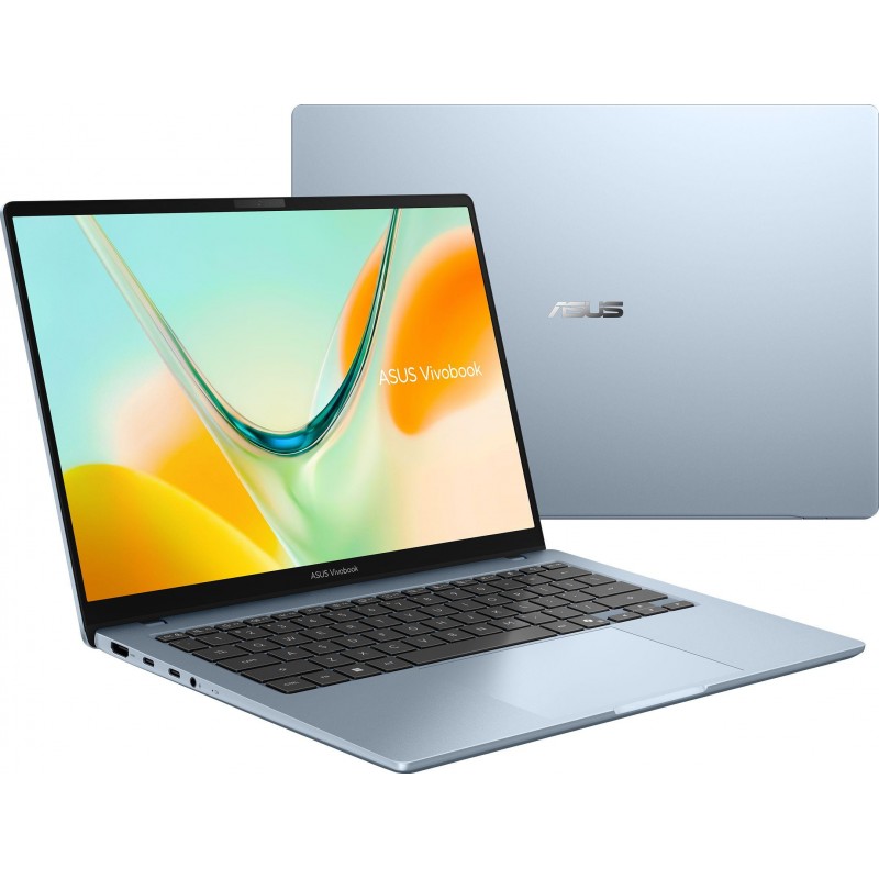 Лаптоп ASUS Vivobook S14 S5408QA-TM274W - 14.0"  IPS Full HD+, Qualcomm Snapdragon X X1-26-101, 8GB LPDDR5X, 256GB SSD - Win11 Home