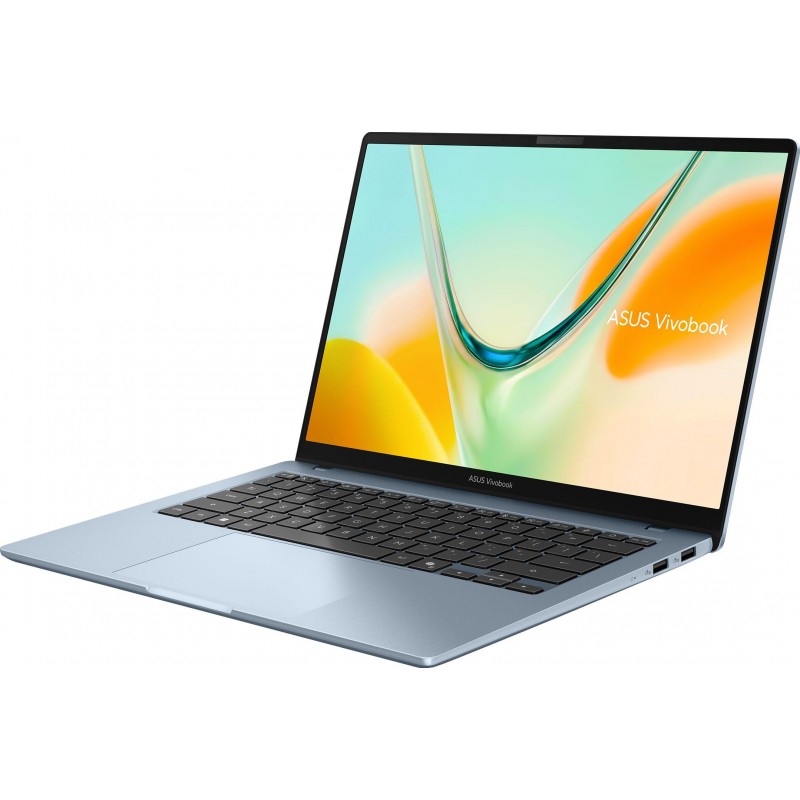 Лаптоп ASUS Vivobook S14 S5408QA-TM274W - 14.0"  IPS Full HD+, Qualcomm Snapdragon X X1-26-101, 8GB LPDDR5X, 256GB SSD - Win11 Home