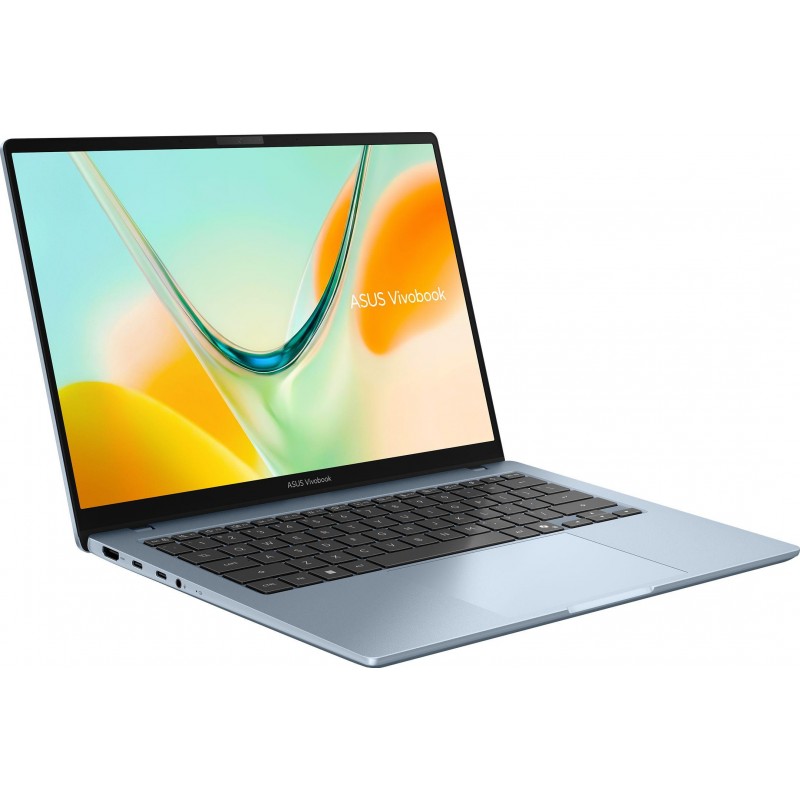 Лаптоп ASUS Vivobook S14 S5408QA-TM274W - 14.0"  IPS Full HD+, Qualcomm Snapdragon X X1-26-101, 8GB LPDDR5X, 256GB SSD - Win11 Home
