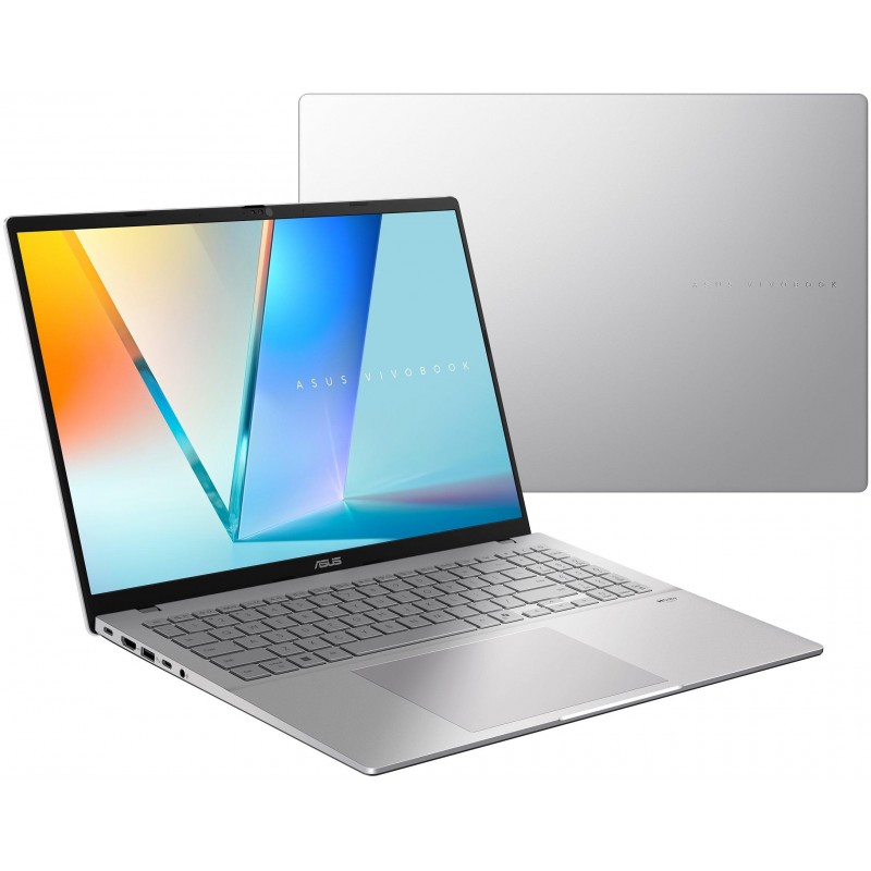 Лаптоп ASUS Vivobook S16 S3607CA-RP037NA - 16" IPS Full HD+, Intel Core Ultra 7 255H, 16GB DDR5, 1TB SSD - Сребрист