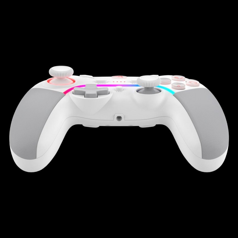 Геймърски контролер A4tech Bloody GPW70, Dual-mode жичен и безжичен, RGB, Бял, A4-CON-GPW70-WH
