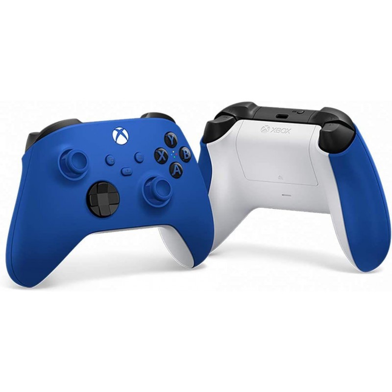 Геймърски контролер Microsoft, За Xbox, Безжичен, Син, MS-XBOX-SB-WR
